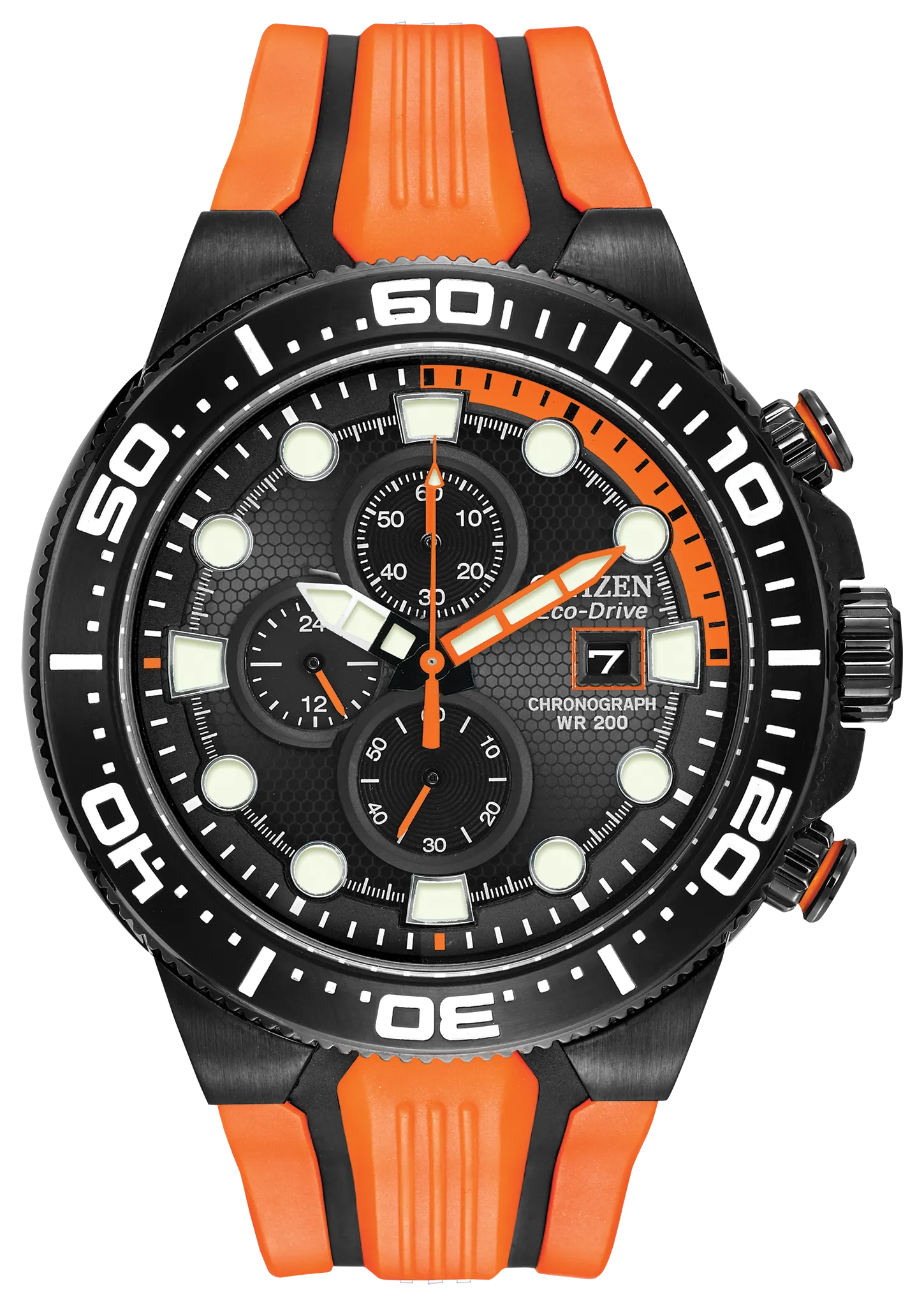 Scuba Fin Black Dial Polyurethane Strap CA0517-07E | CITIZEN